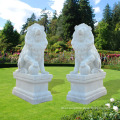 2018 outdoor garden decoration stone carving big stone lion statue